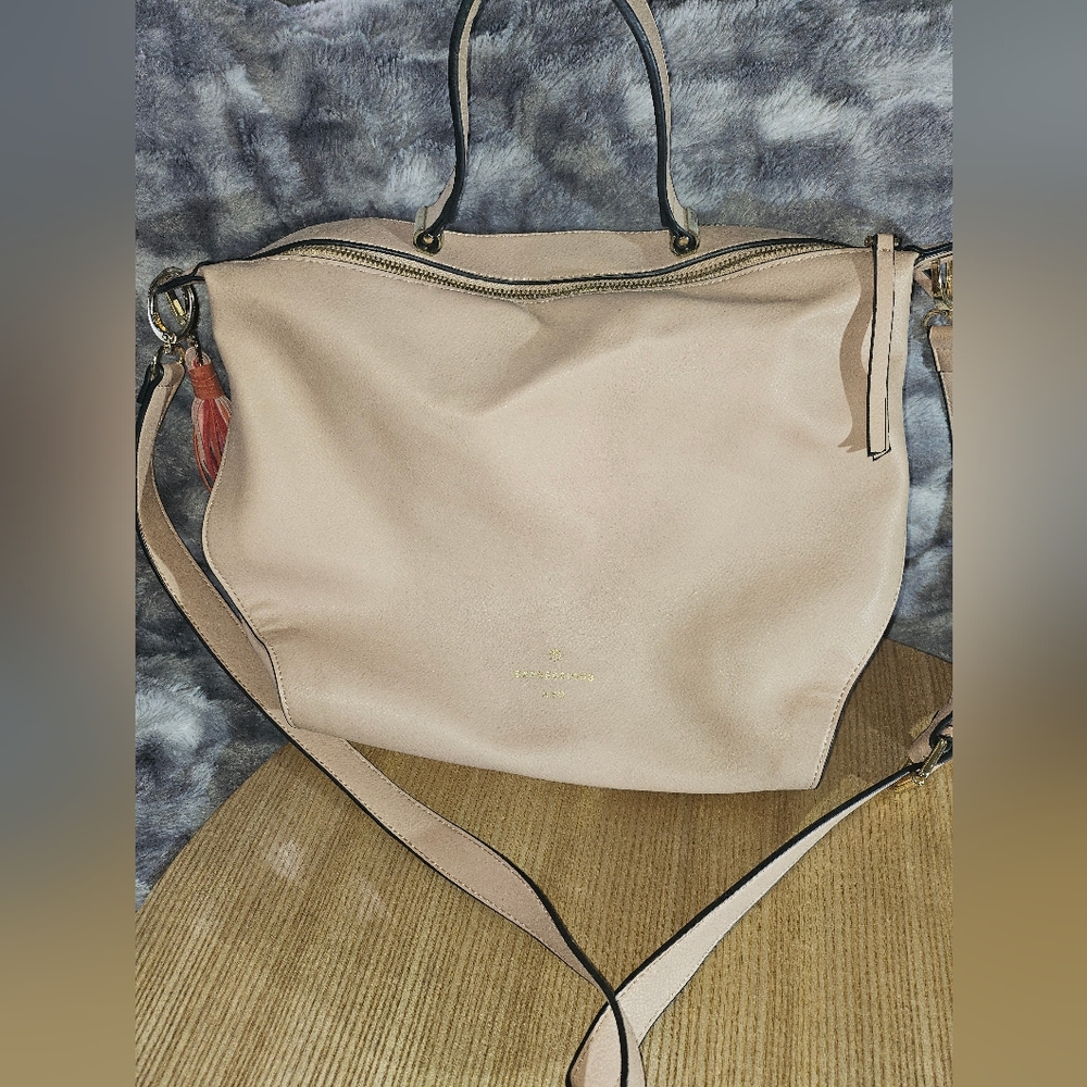 Light pink tote purse